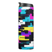Glitch Digitale Vormgeving Thermosbeker (Geroteerd rechts)