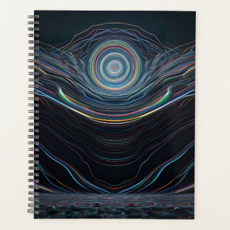 Glitch duisternis horror reis kleurrijk planner