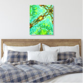 Glitch E-1 Canvas Afdruk (Insitu (Slaapkamer))