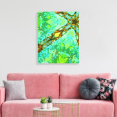 Glitch E-1 Canvas Afdruk (Insitu (Woonkamer))