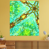 Glitch E-1 Canvas Afdruk (Insitu (Woonkamer))