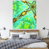 Glitch E-1 Canvas Afdruk (Insitu (Slaapkamer))