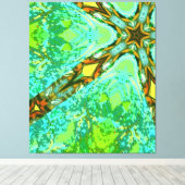 Glitch E-1 Canvas Afdruk (Insitu (Houten vloer))