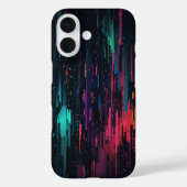 Glitch effect Phone Case (Achterkant)