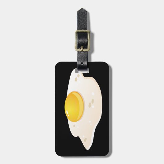 Glitch Eiwitten Bagagelabel (Voorkant verticaal)