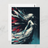 Glitch Fairy Briefkaart (Voorkant / Achterkant)