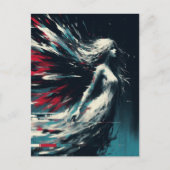 Glitch Fairy Briefkaart (Voorkant)