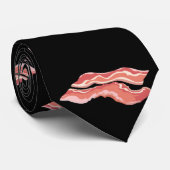 Glitch Food bacon Stropdas (Opgerold)