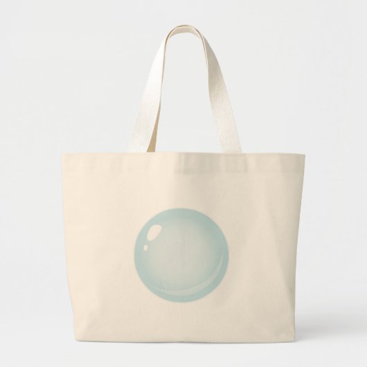 Glitch Food bubble Grote Tote Bag (Voorkant)