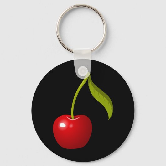 Glitch Food cherry Sleutelhanger (Voorkant)