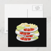 Glitch Food choice crudits Briefkaart (Voorkant / Achterkant)