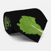 Glitch Food green leaf Stropdas (Opgerold)