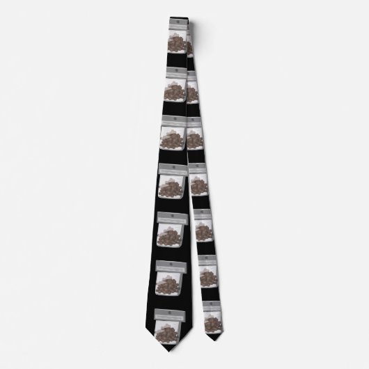Glitch Food kings of condities Stropdas (Voorkant)