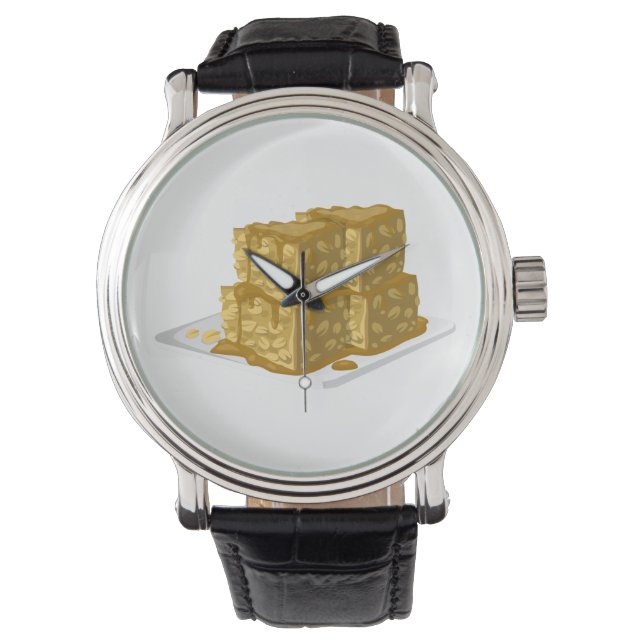 Glitch Food oaty cake Horloge (Voorkant)