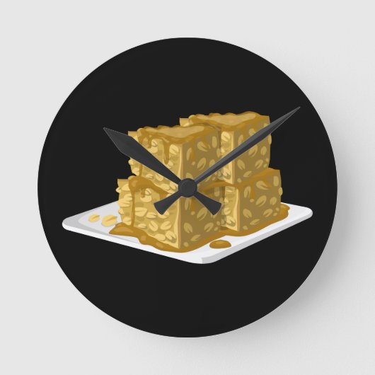 Glitch Food oaty cake Ronde Klok (Voorkant)
