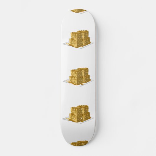 Glitch Food oaty cake Skateboard (Voorkant)