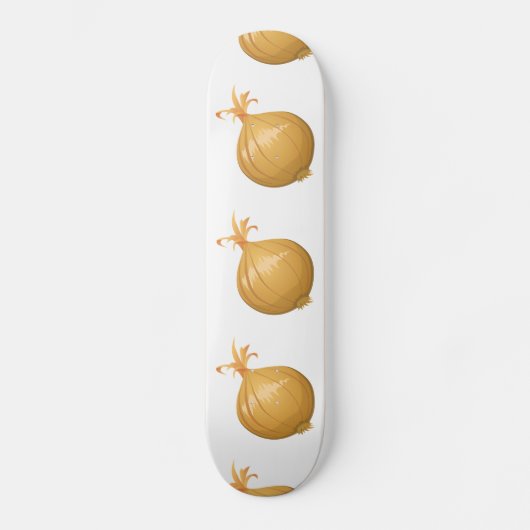 Glitch Food onion Persoonlijk Skateboard (Voorkant)