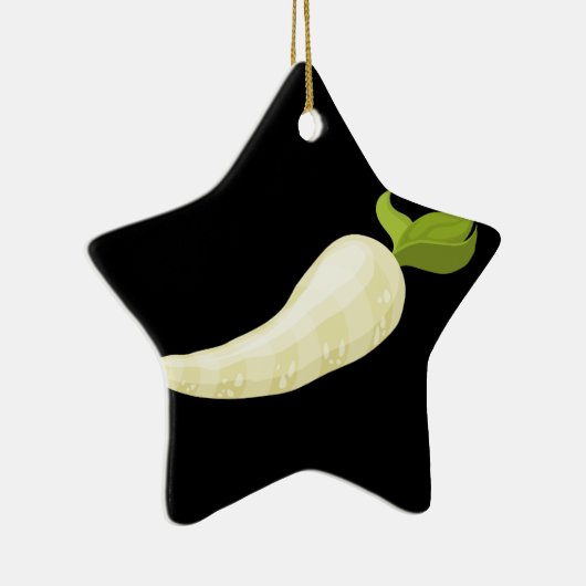 Glitch Food parsnip Keramisch Ornament (Rechts)