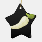 Glitch Food parsnip Keramisch Ornament (Links)