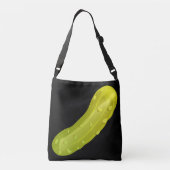 Glitch Food pickle Crossbody Tas (Achterkant)