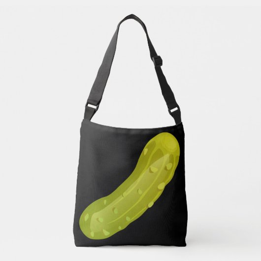 Glitch Food pickle Crossbody Tas (Voorkant)