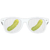 Glitch Food pickle Retro Zonnebril (Voorkant)