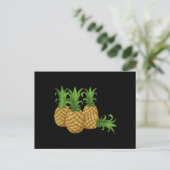 Glitch Food pineappel Briefkaart (Staand voorkant)