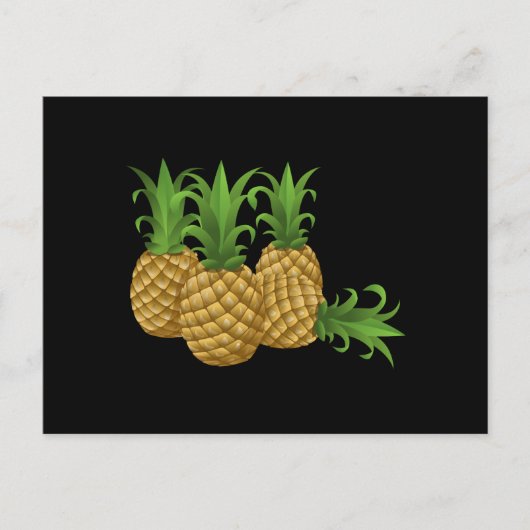 Glitch Food pineappel Briefkaart (Voorkant)