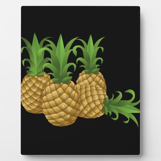 Glitch Food pineappel Fotoplaat (Voorkant)