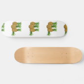 Glitch Food pineappel Skateboard (Horizontaal)