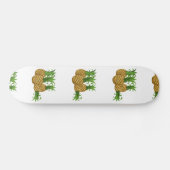 Glitch Food pineappel Skateboard (Horizontaal)
