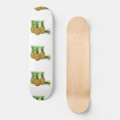 Glitch Food pineappel Skateboard (Voorkant)