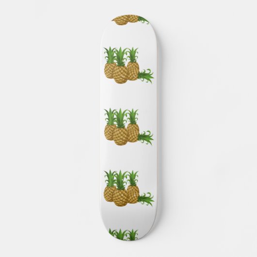 Glitch Food pineappel Skateboard (Voorkant)