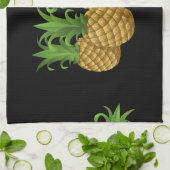 Glitch Food pineappel Theedoek (Gevouwen)