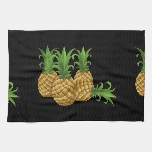 Glitch Food pineappel Theedoek (Horizontaal)