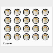 Glitch Food rich tagine Ronde Sticker (Vel)