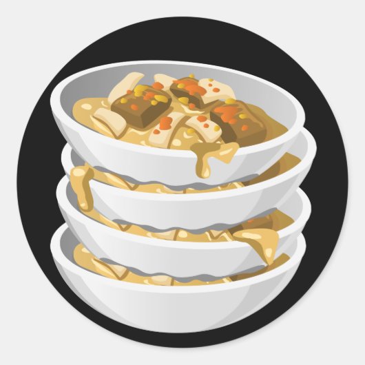 Glitch Food rich tagine Ronde Sticker (Voorkant)