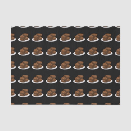 Glitch Food simpel bbq Tissuepapier (Voorkant)