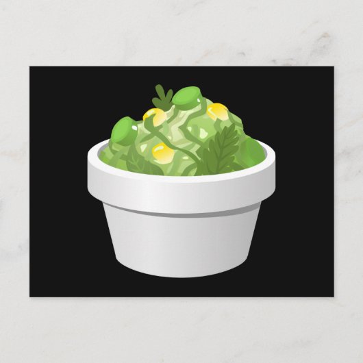 Glitch Food simpele slak Briefkaart (Voorkant)
