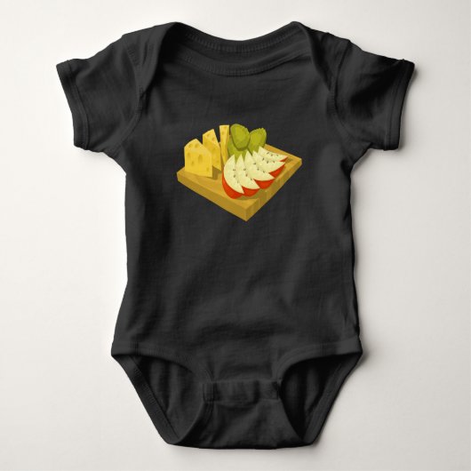 Glitch Food snack pack Romper (Voorkant)