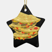 Glitch Food spicy quesadilla Keramisch Ornament (Links)