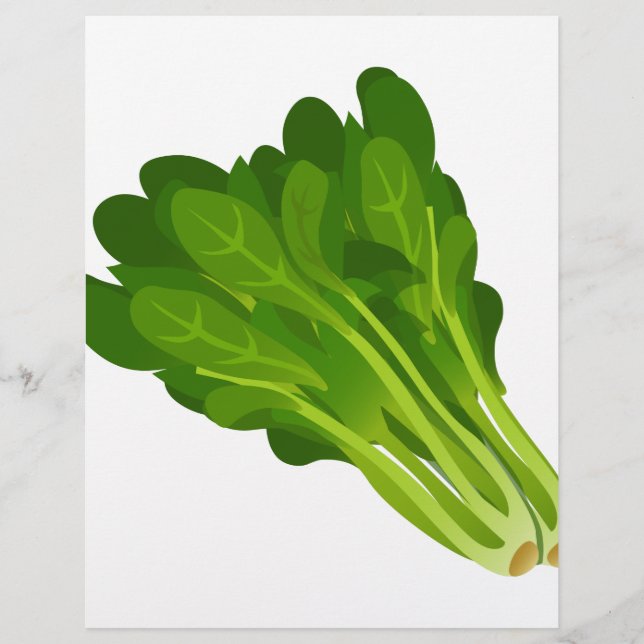Glitch Food spinach (Voorkant)