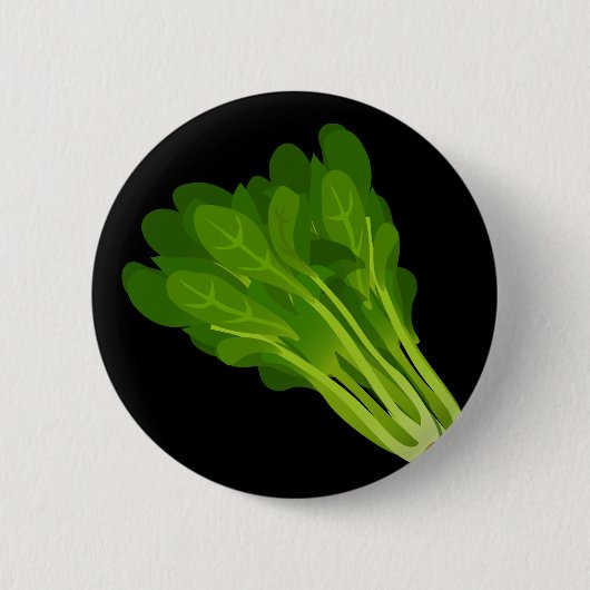 Glitch Food spinach Ronde Button 5,7 Cm (Voorkant)