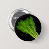 Glitch Food spinach Ronde Button 5,7 Cm (Voorkant /achterkant)