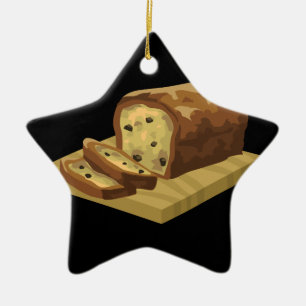 Glitch Food swank zucchini loaf Keramisch Ornament