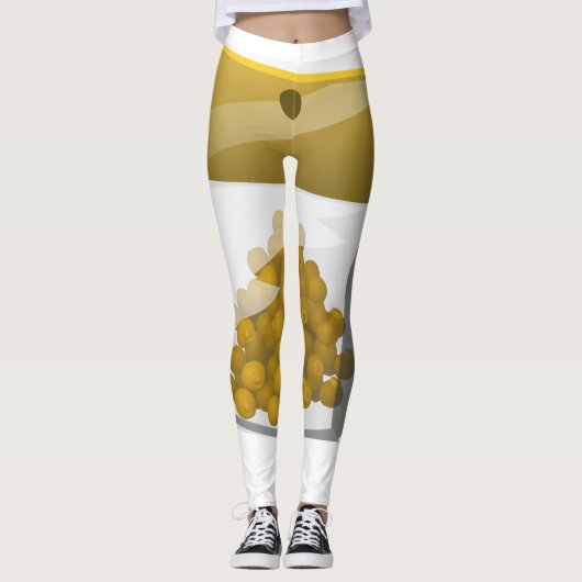 Glitch Food trump rub Leggings (Voorkant)