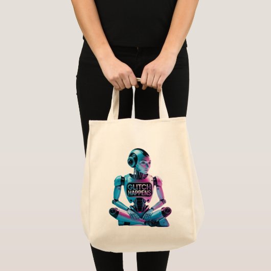 ❤️GLITCH GEBEURT! Grappige AI Chatbot Companion Me Tote Bag (Voorkant (product))