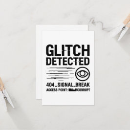 GLITCH GEDETECTEERD - beschadigde signaaloverdrach Kaart