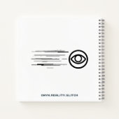 GLITCH GEDETECTEERD - beschadigde signaaloverdrach Notitieboek (Achterkant)