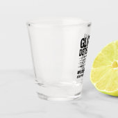 GLITCH GEDETECTEERD - beschadigde signaaloverdrach Shot Glas (Links)